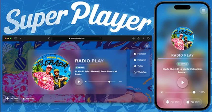 Radio Super Player – HTML5 ShoutCast, Icecast y Web