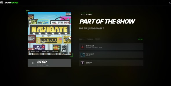 RadioPlayer: Cyber-Retro Edition