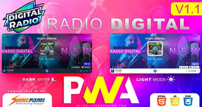 Radio Digital – HTML5 ShoutCast, Icecast